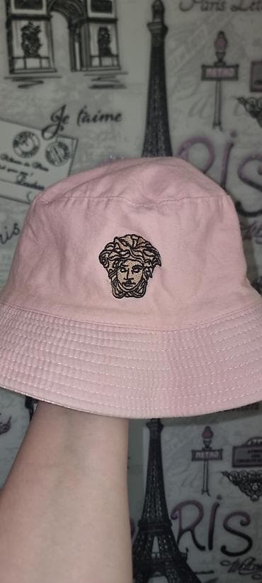 Panama, Versace, İşlənmiş, rəng - Çəhrayı, One size