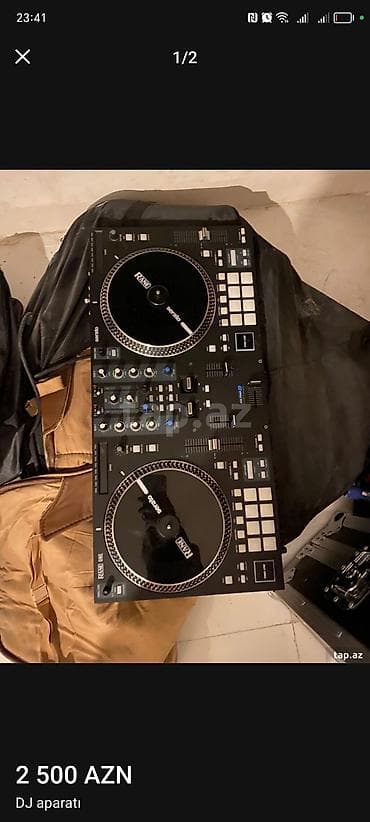dj aparati kredit: RANE ONE DJ kontrolleri + MAGMA hard case - İki 7" motorlu — 1