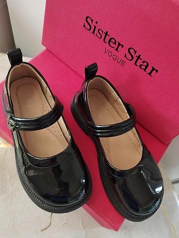 школьные туфли: Цвет - Черный Туфли, Размер: 31, Для девочек — 3