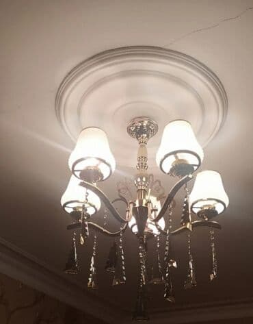 керосиновая лампа: Çılçıraq, 5 lampa, Metal — 1