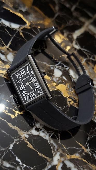 ereb qizili probu: Qol saatı, Emporio Armani, rəng - Göy — 5