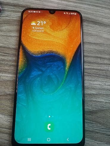 Samsung Galaxy A30, rəng - Qara, Barmaq izi