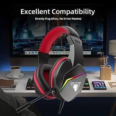hp notbuk: JEDEL-GAMING USB qulaqlıq-mikrofon - Plug & Play: Sürücü tələb — 2
