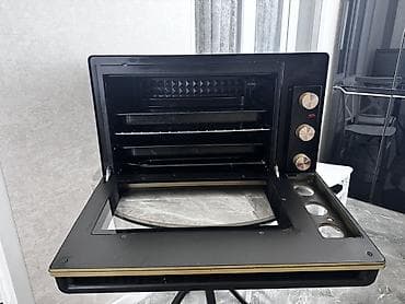 FIVER elektrik mini soba - Geniş şüşə qapılı, qara korpuslu kompakt