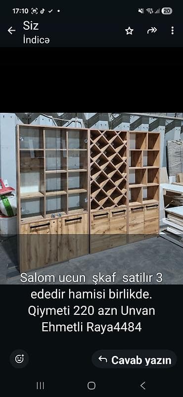 şef qaplar: Dolab, Kredit yoxdur — 1