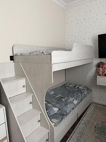 dekor mebel: Oğlan və qız üçün, 2 təknəfərlik çarpayı — 1