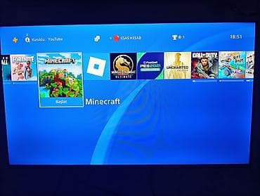 ikinci el 13 mini: PS4 slim 1tb plombu üzərində, ideal vəziyətdə 2 pult + 20 oyun — 3