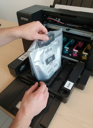 printer epson l3151: Katric Epson T8781 (Qara).
Təzədi. Paketin içində — 1