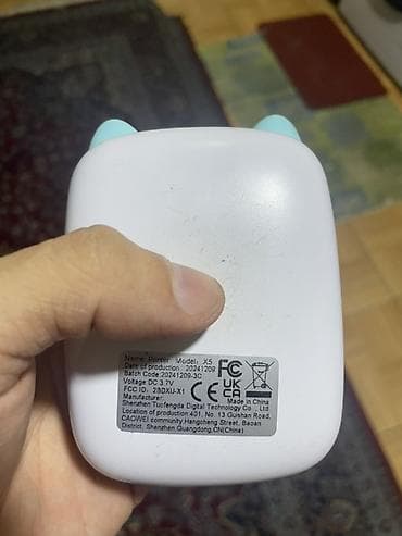 termal printer: Mini termal printer – model X5 - Portativ, mürəkkəbsiz (inkless) çap — 2
