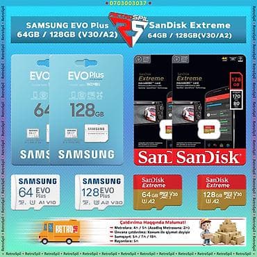 flaska: ⚠️ YALNIZ ORİGİNAL MİCRO SD KARTLAR! 🔹Samsung Evo Plus "MicroSD" A1 — 1