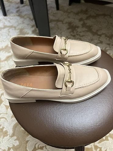 sve od koze: Ölçü: 40, rəng - Bej, Yeni — 4