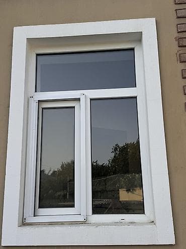pencere susesi: PVC pəncərə dəsti 2 eded tek qiymet deyil ayrı ayrı. Hündürlüyü- 2,17 — 2