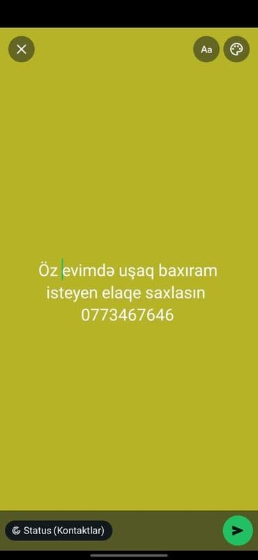 Uşaq baxımı xidməti - Öz ev şəraitində peşəkar uşaq nəzarəti - Günlük lalafo.az -da Uşaq baxımı xidməti - Öz ev şəraitində peşəkar uşaq nəzarəti - Günlük