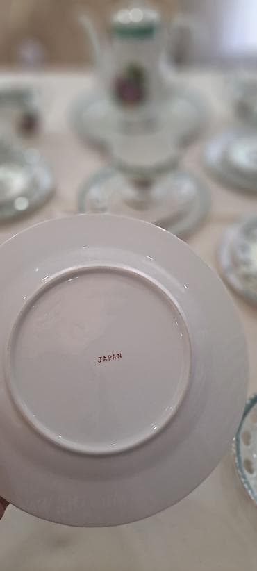 mis caydan: Çay dəsti, Farfor, 6 nəfərlik, Yaponiya — 6