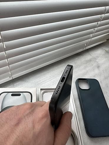ayfon 22: IPhone 15, 128 ГБ, Черный, Отпечаток пальца, Беспроводная зарядка, Face ID — 4