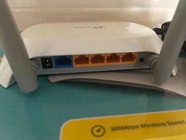 modem ev interneti: TP-Link TL-WR840N Wi‑Fi Router Xüsusiyyətlər: - Simsiz N sürəti: 300 — 2