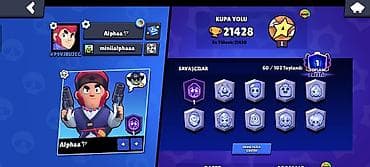 hello bar 11000: Brawl Stars hesabı – “Alphaa” niki - Kupa: 21.428 (ən yüksək 21.430) — 1