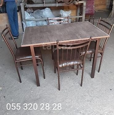 stul: 4 nəfərlik,6 nəfərlik8 nəfərlik 130 manatdan - 240 manata qədər — 4