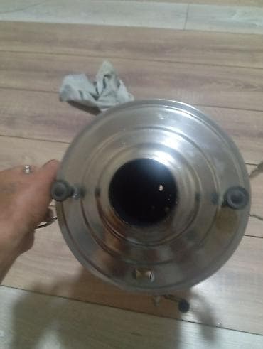 islenmis samovar: Məhsul: Samovar (kömürlə işləyən, metaldan) Təsvir: - Klassik — 9