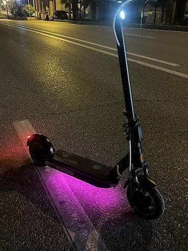Elektrik skuter – Speed Hunters temalı dizayn - Güclü LED ön fara və — 1