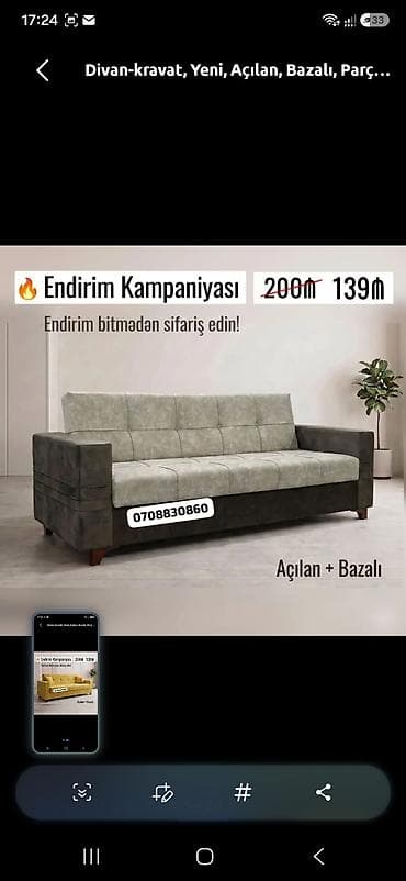 ucuz divan: Divan-kravat – açılan və bazalı model - Funksional dizayn: gündəlik — 4