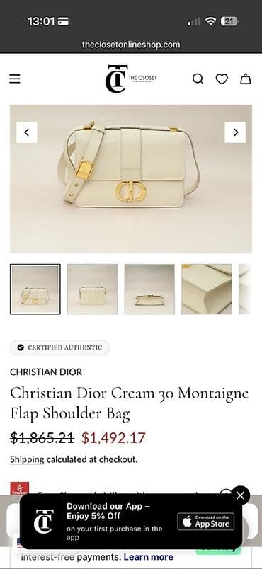 hermes cantası: Christian Dior çiyin çantası Orjinal çantadır,1,2 dəfə istf olunub — 6