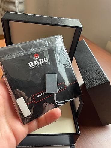 RADO kişi qol saatı Təp-Təzədir 5 gündür alınıb Təcili pul lazım — 5