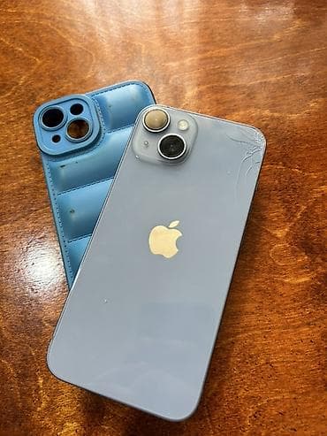 IPhone 14, 128 GB, Mavi, Qırıq