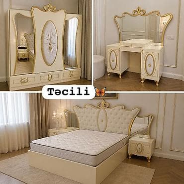 İkinəfərlik çarpayı, Dolab, Termo, 2 tumba, Yeni