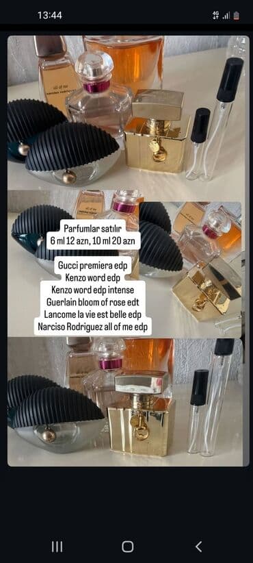 молекула для похудения оригинал и подделка: Brend ətirlərdən nümunə həcmlər satılır. Həcm və qiymətlər: - 10 ml — 2