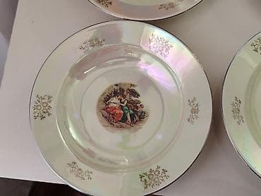 Mətbəx aksesuarları: Nahar dəsti, rəng - Yasəmən, Farfor, Madonna, 6 nəfərlik, Almaniya — 2