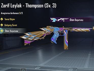 qızıl qram qiymət: Pubg mobile hesabı 53sv 14 Destansı 4 yükseltebilen silah Uzi ruhani — 3