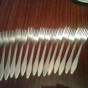 denge qabi qiymeti: Sovet istehsalı olan təzə aluminium çəngəl və çay qaşıqları satılır — 1