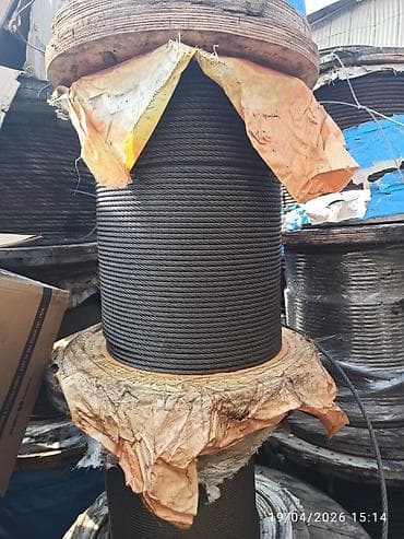 120 гидравличечесий углообжимной пресс для соединен: Lift troslarl 6.10.12 mm ölçüdə. Polad tros (polad halat) rulonlarla — 5