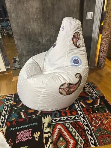 пуфик мягкий: Новый, Пуфик-кресло, Ткань, Нет кредита, Нет доставки — 26