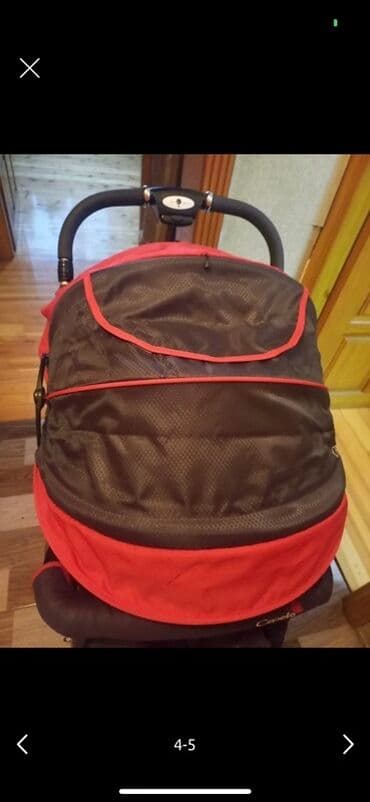 usaq evcikleri: Capella uşaq arabası - Rəng: qırmızı/qara - Geniş, tam qapanan — 4