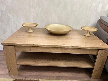 vitrin dekor: Düz masa, Açılmayan, Təkərsiz, Laminat, Zəmanətsiz — 1