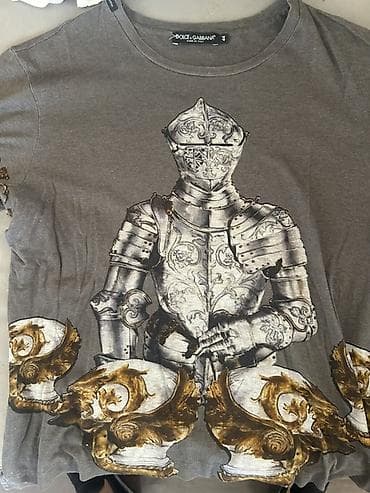 Футболки: Мужская футболка, Dolce & Gabbana, цвет - Серый — 1
