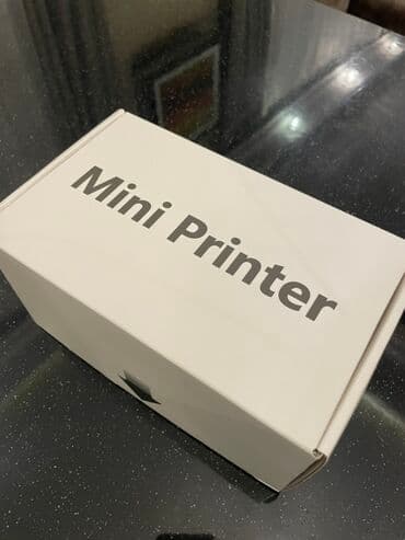 Mini Printer – portativ termal çap qurğusu Xüsusiyyətlər: - Kompakt