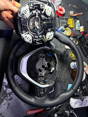 sukan dəsti: BMW sükan çarxı – çoxfunksiyalı, dəri üzlü - Orijinal BMW sükan — 3