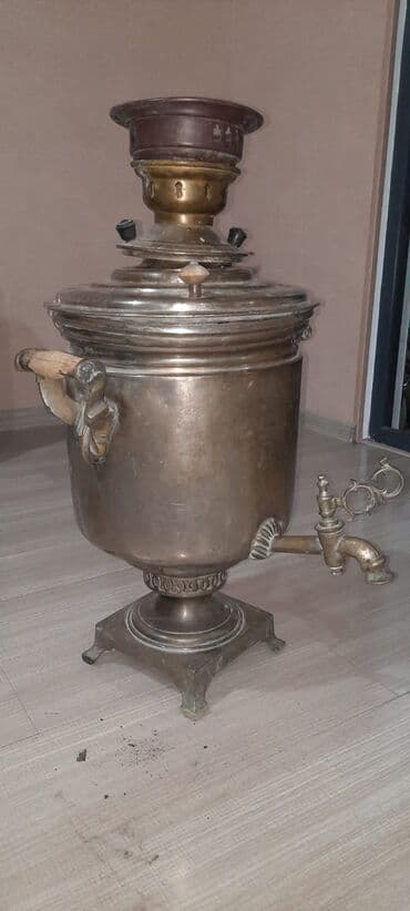 yamaha music baku: Qədim samovar, 1896 il, Mis, Vəziyyəti: Yaxşı — 1