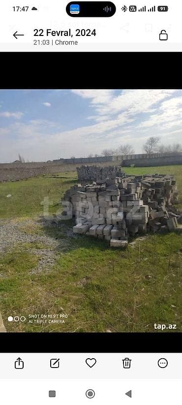 lan: Məhsul: Beton bloklar (divar/hasar tikintisi üçün) Təsvir: - Həcmi — 2
