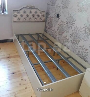 Dolablar: İşlənmiş, Təknəfərlik çarpayı, Bazasız, Matrassız, Siyirməsiz