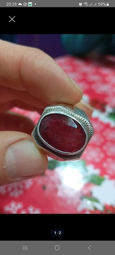 Üzük, Gümüş, Yaqut