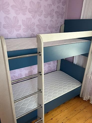nerdivan nedir: İki mərtəbəli uşaq çarpayısı - Model: iki mərtəbəli, inteqrə olunmuş — 4