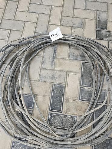 Divar kağızları, oboy: Elektrik kabelləri dəsti - Qara kabel: özünüdaşıyan izolyasiyalı xətt — 5