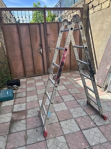ev qizdiricilar: Alüminium teleskopik nərdivan dəstləri - Material: yüngül və — 8