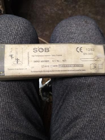 vito aksesuar: Продам страховочный энергопоглотитель SOB (EN355). В хорошем — 1