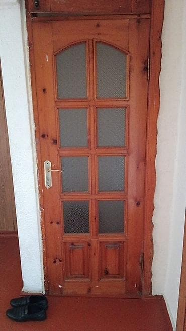 agac qapi: Taxta arakəsməli şüşəli otaq qapıları - Material: təbii ağac (şam — 3