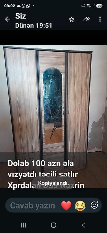 Dolab 100 azn əla vızyətdı təcili satlır Xprdalan D59 Nəzrin lalafo.az -da Dolab 100 azn əla vızyətdı təcili satlır Xprdalan D59 Nəzrin